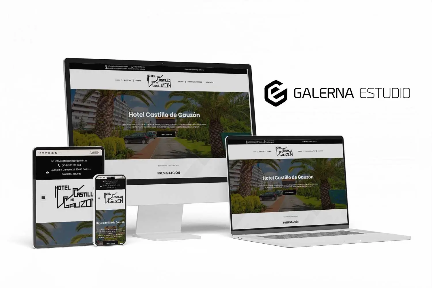 Página web responsive WordPress Hotel Salinas