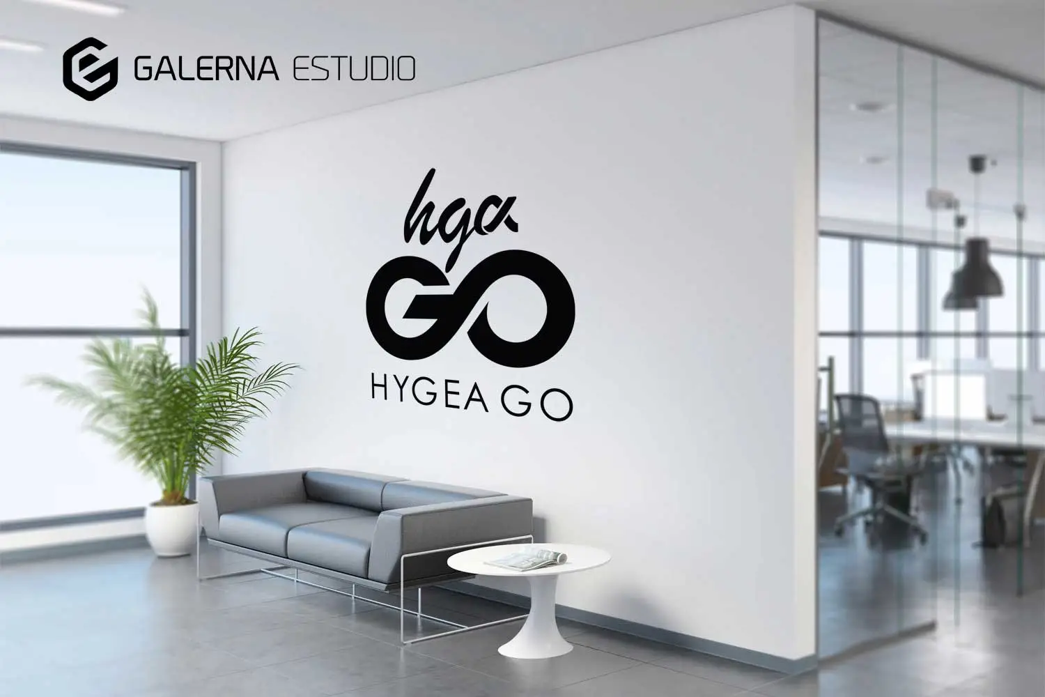 Proyecto diseño gráfico logotipo Hygea-Go