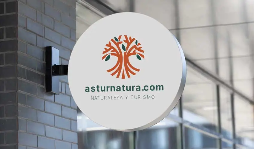 Diseño cartel corporativo Asturnatura