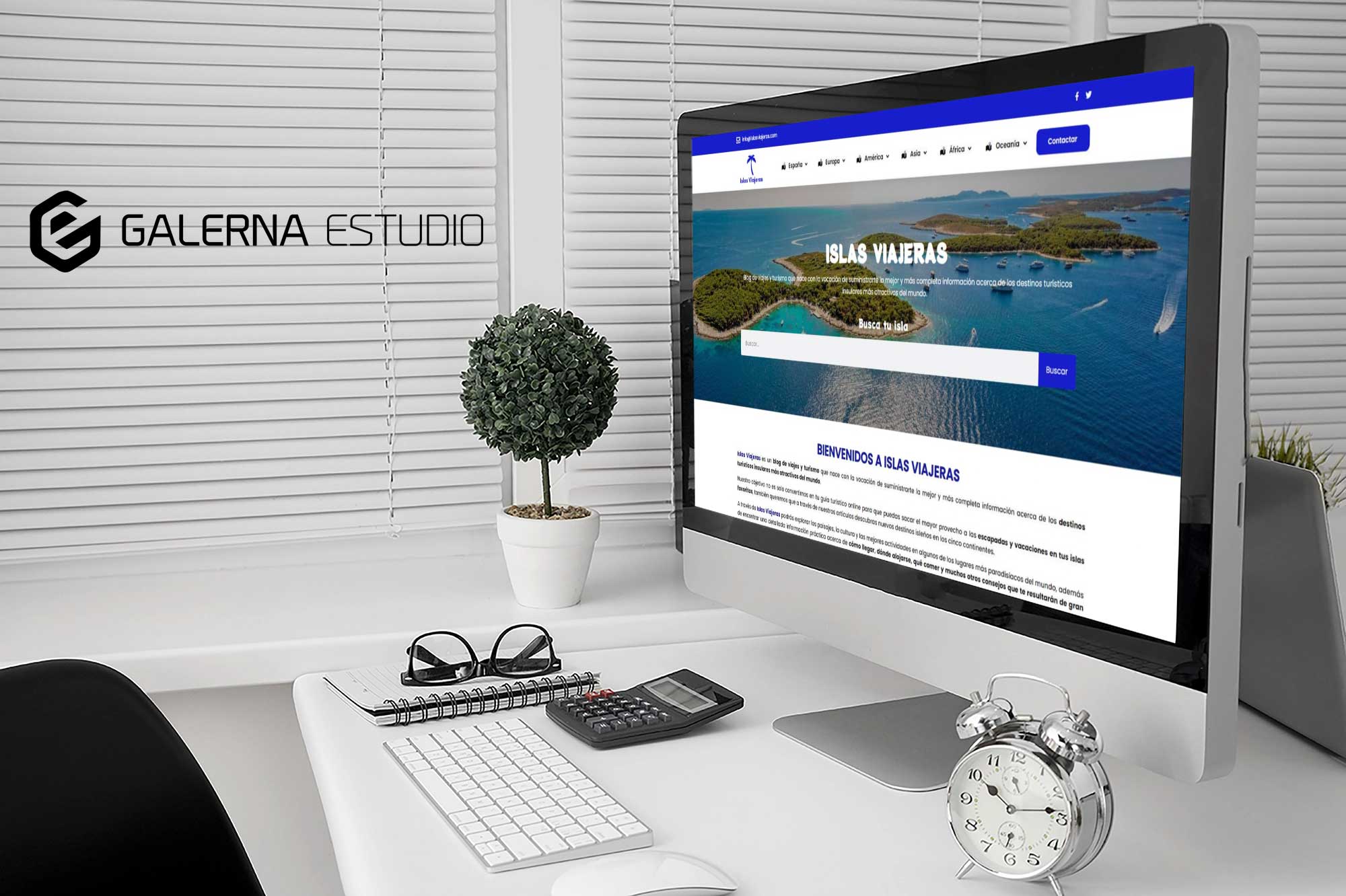 Diseño web Blog de viajes