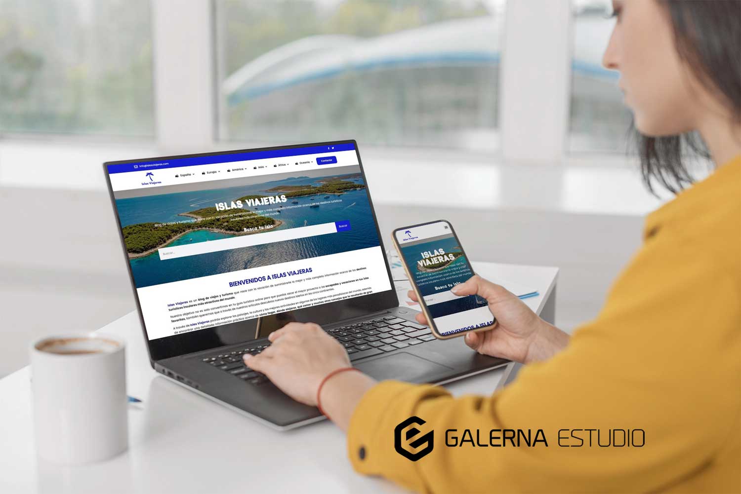 Página web responsive Blog de viajes