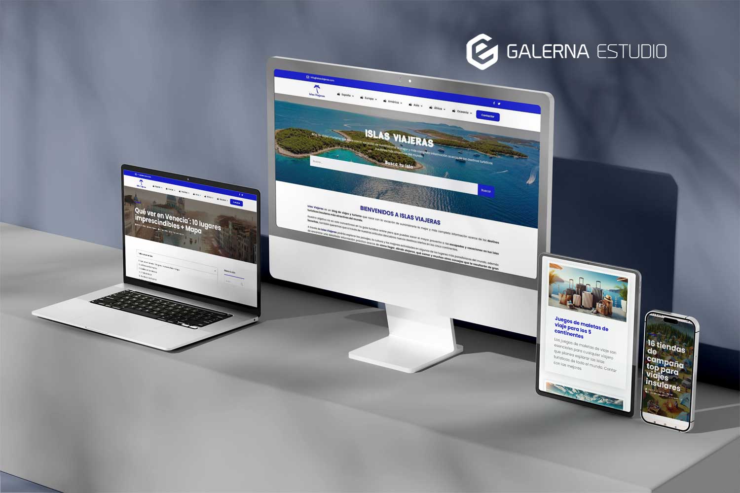 Desarrollo web a medida Blog de viajes