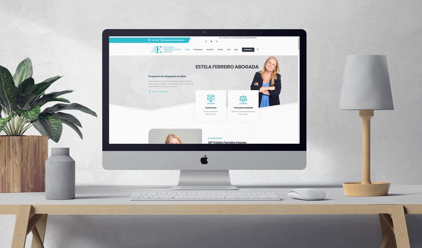 Diseño web Wordpress abogados Asturias