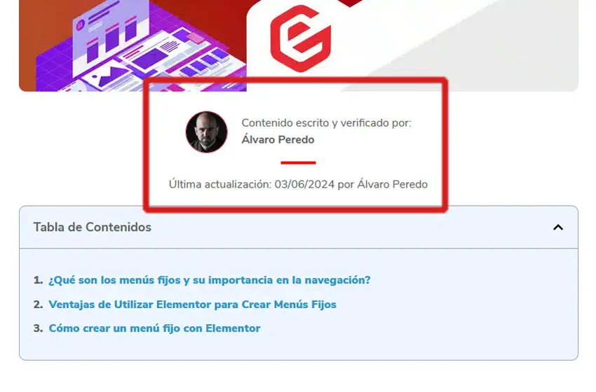 autor contenido verificado