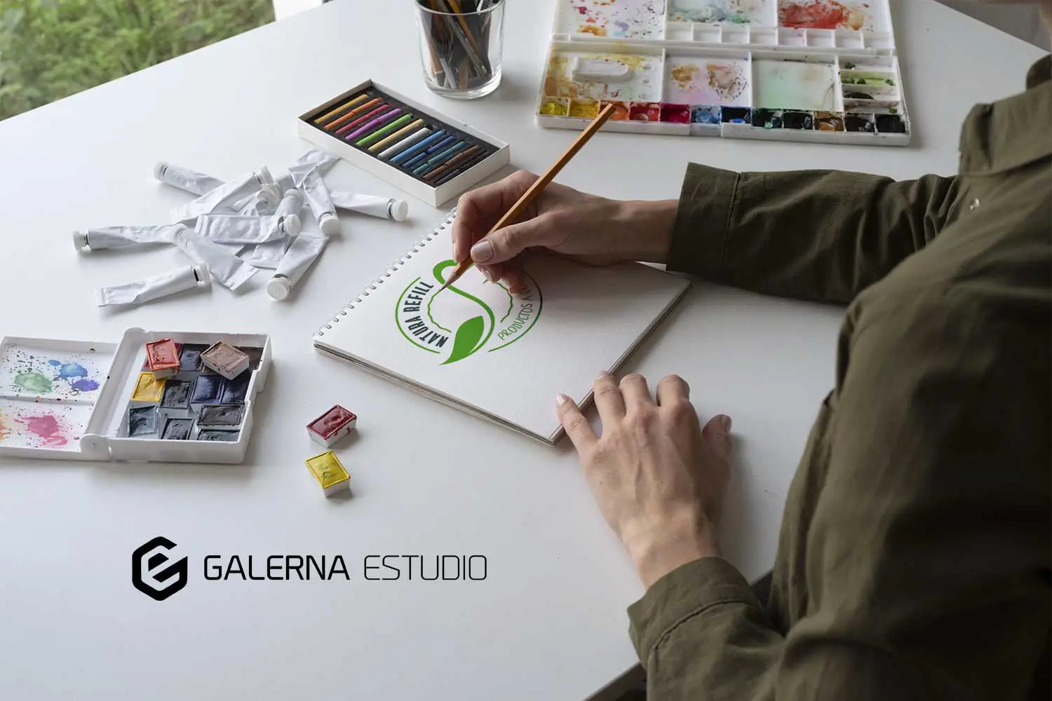 Desarrollo identidad visual corporativa Natura Refill