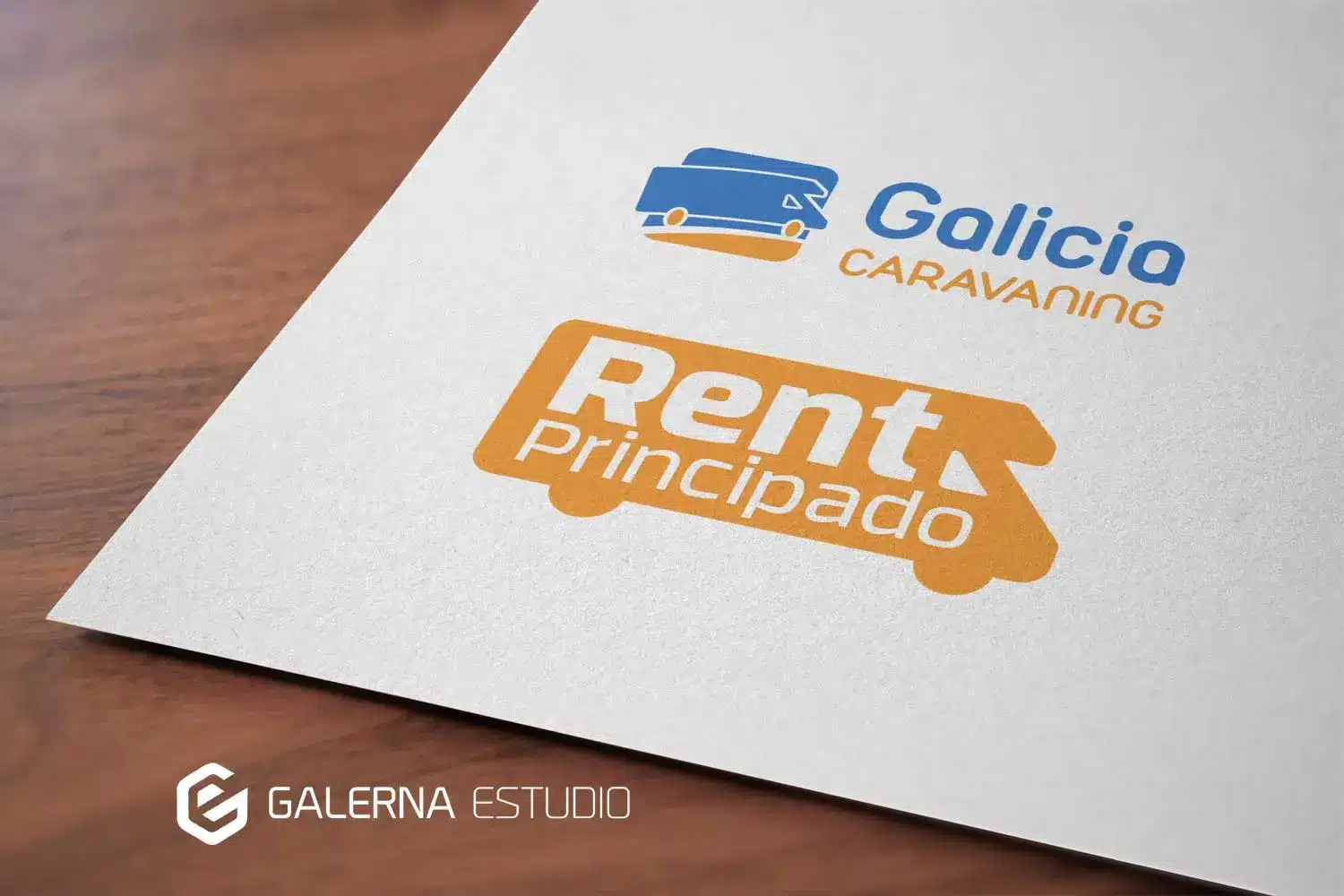 Diseño logotipova Galicia Caravaning Rent Principado