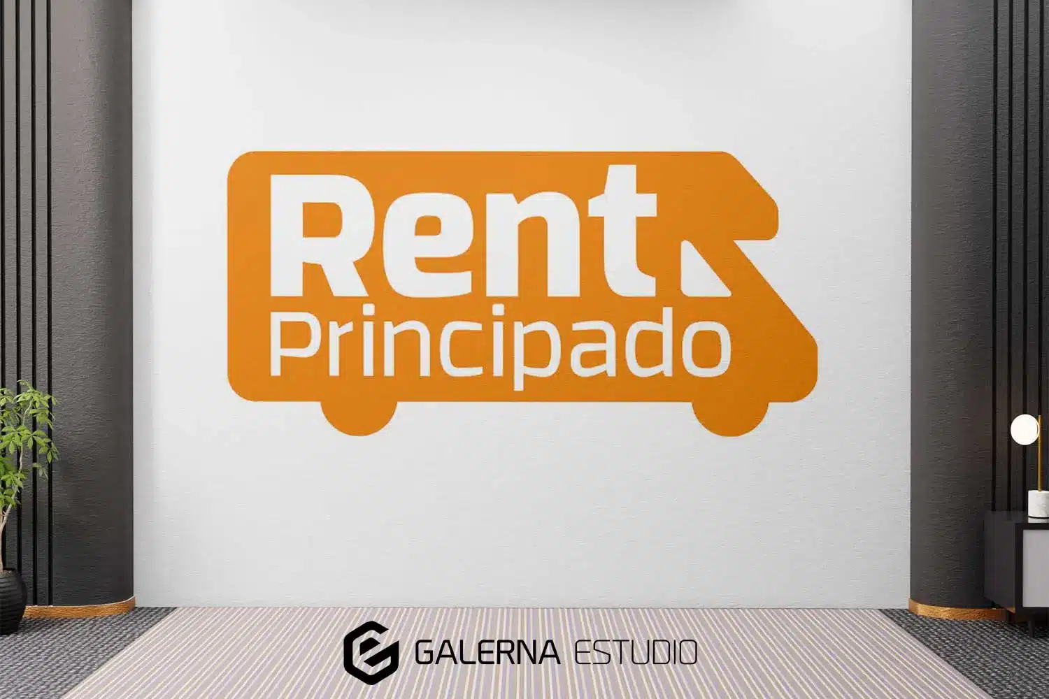 Diseño gráfico cartel Rent Principado