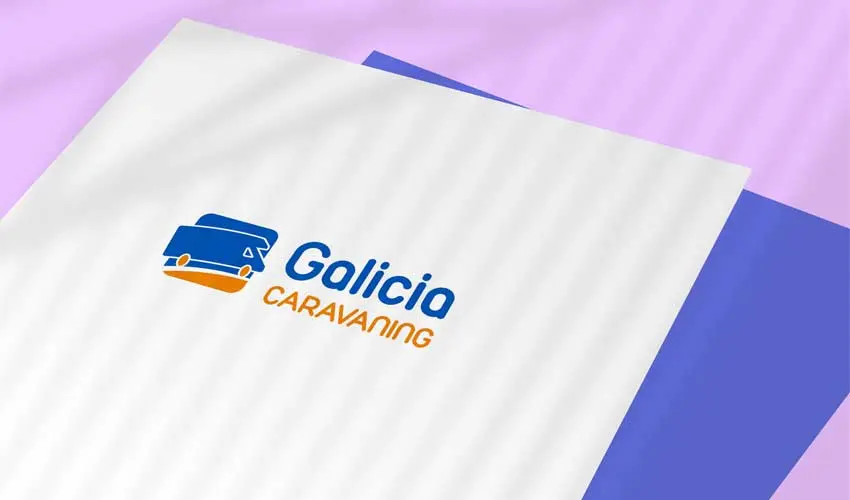 Diseño logotipo Galicia Caravaning