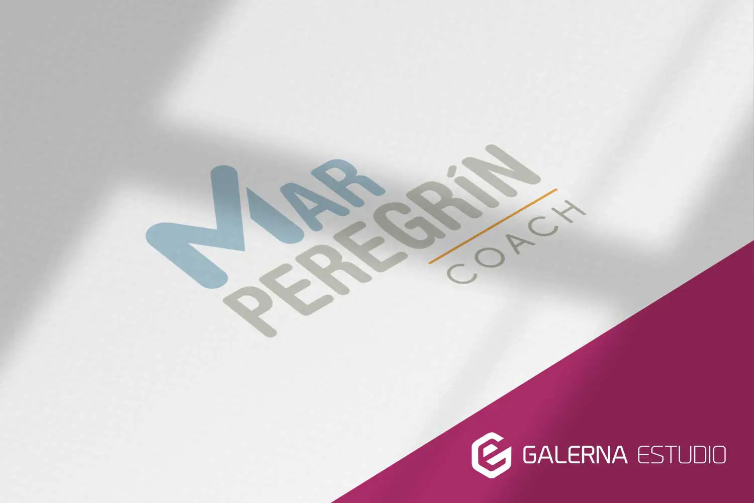 Creación logotipo profesional Mar Peregrin coach