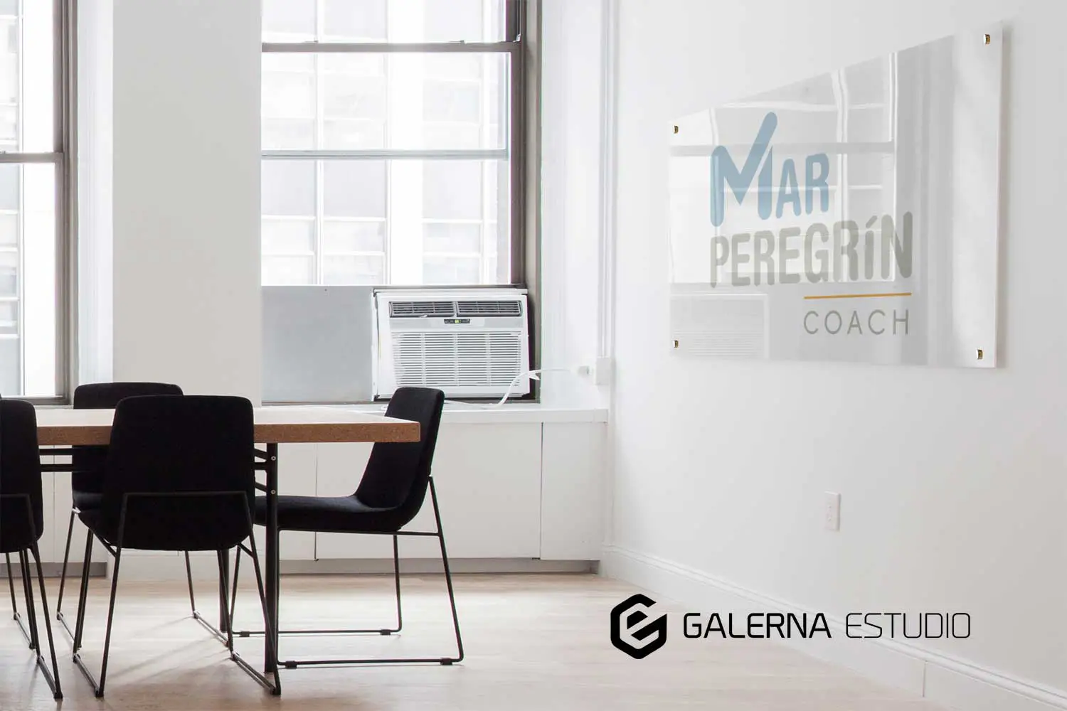 Diseño cartel Mar Peregrin coach