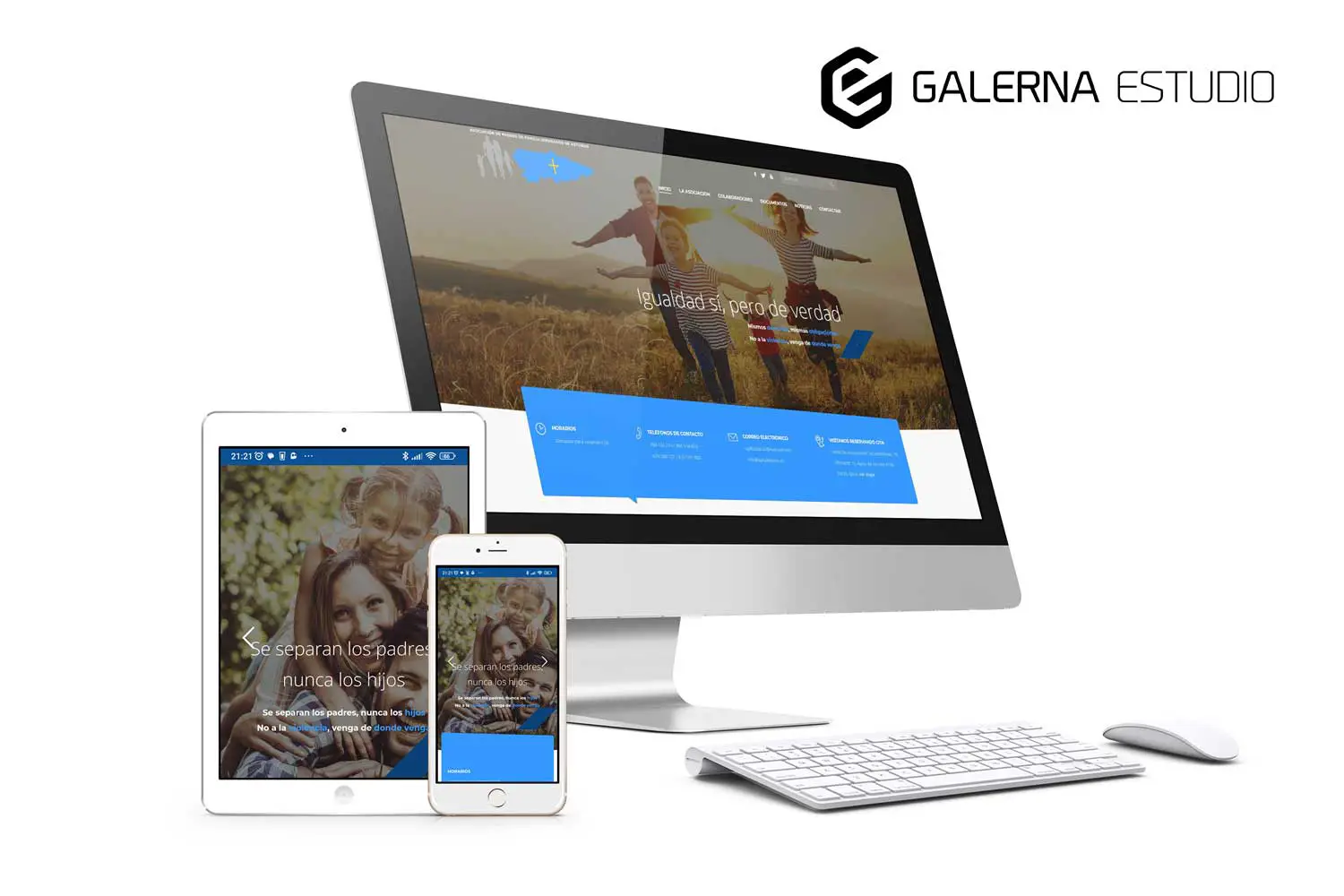 Diseño web Wordpress Asociación de Padres Separados Asturias