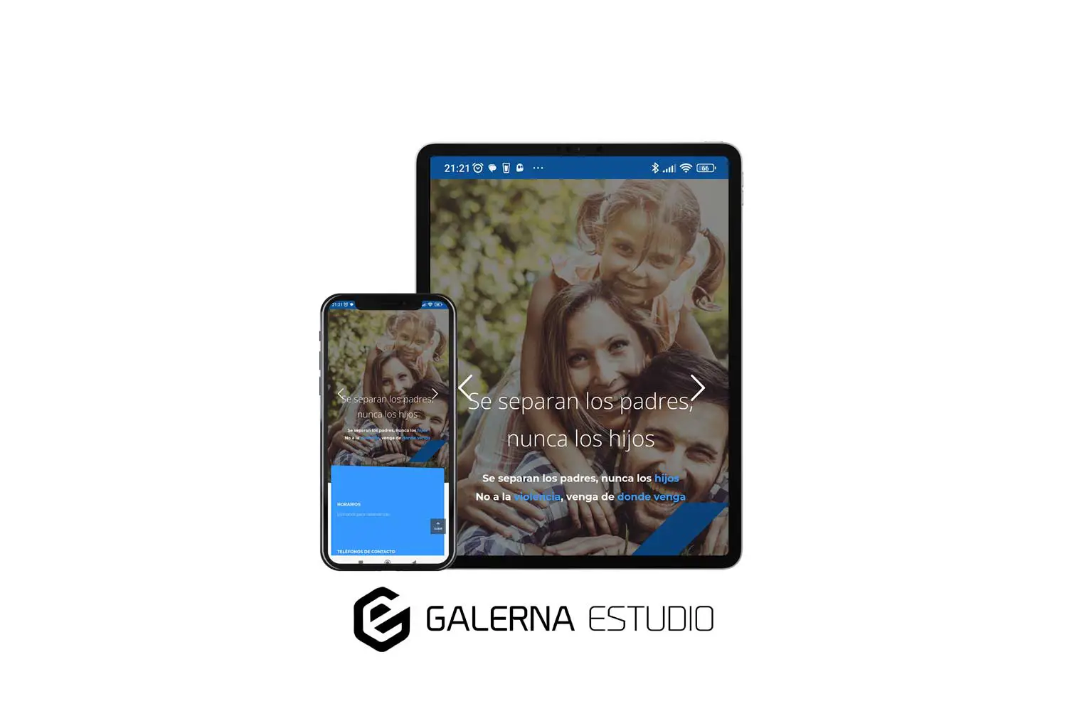 Proyecto web Wordpress responsive Asociación Padres Separados Asturias