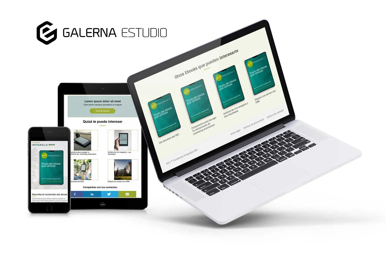 Proyecto de maquetación web para la Fundación DKV Integralia