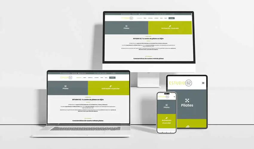 Programación web WordPress profesional estudio pilates Gijón
