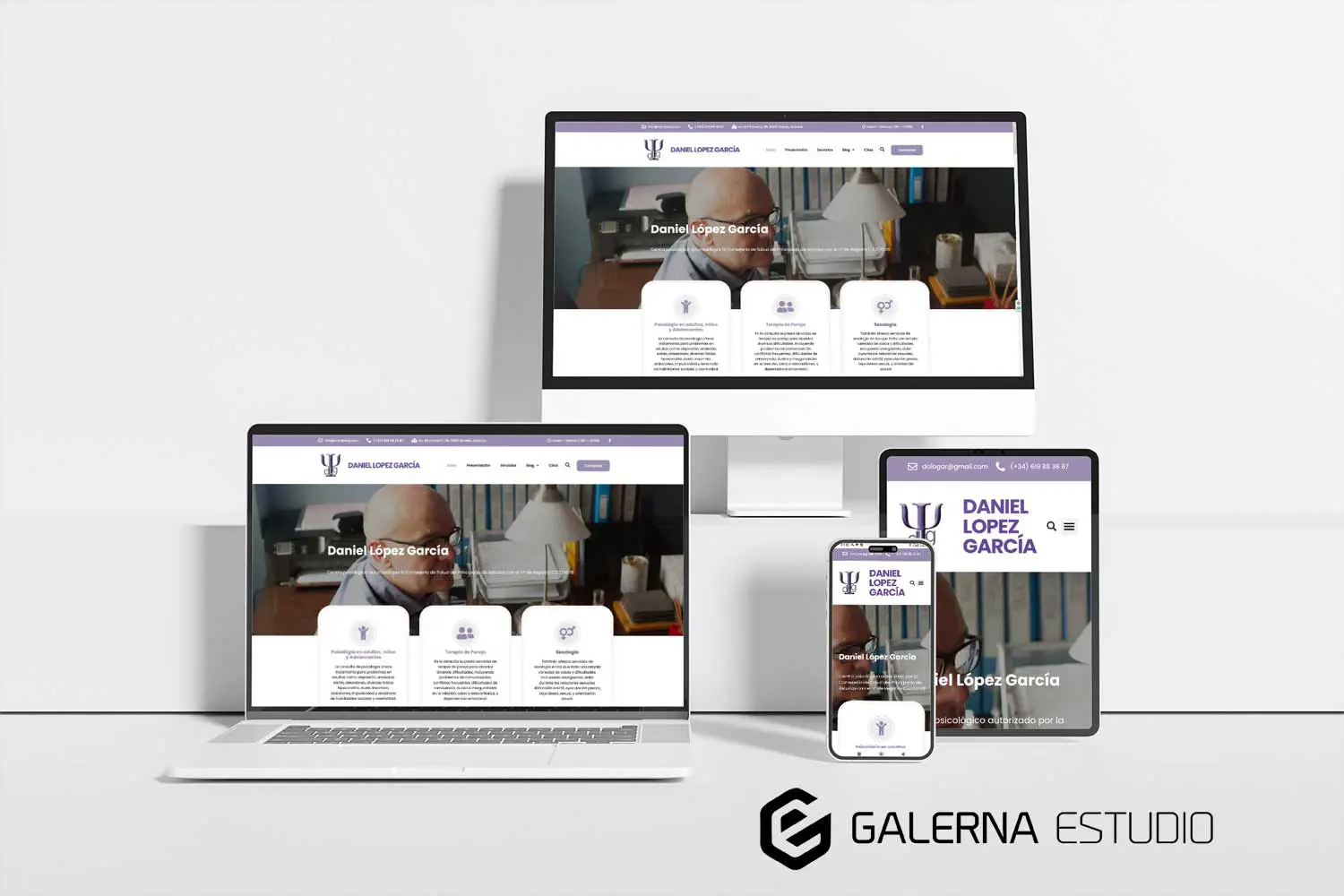Desarrollo web Wordpress profesional clínica psicología Oviedo