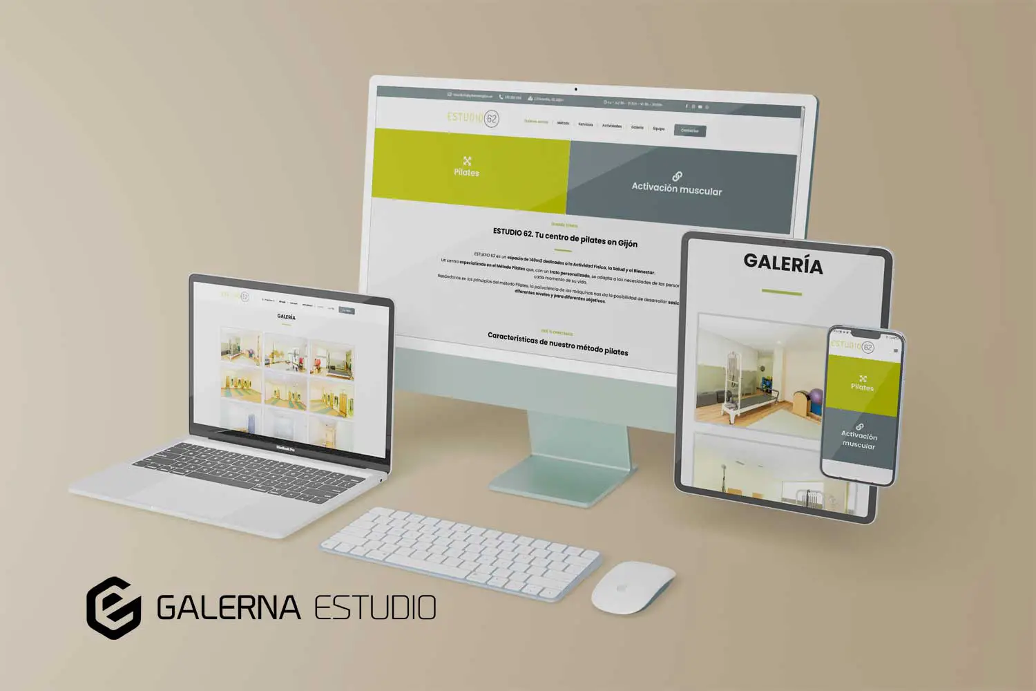 Diseño web Wordpress estudio pilates Gijón