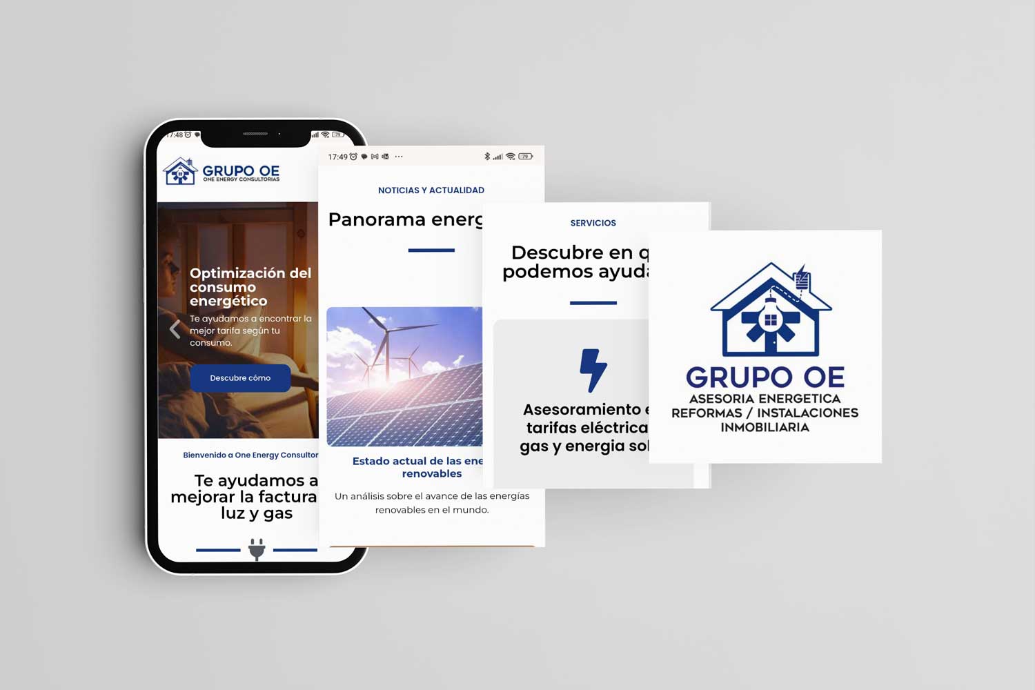 Diseño web resposnive Asturias One Energy