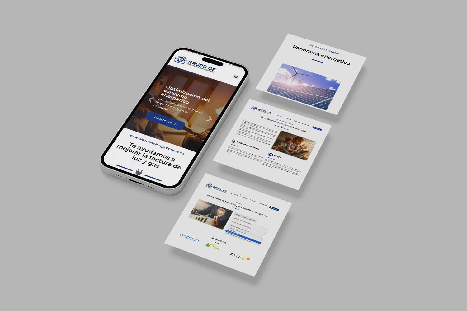 Diseño web móviles Asturias Grupo OE