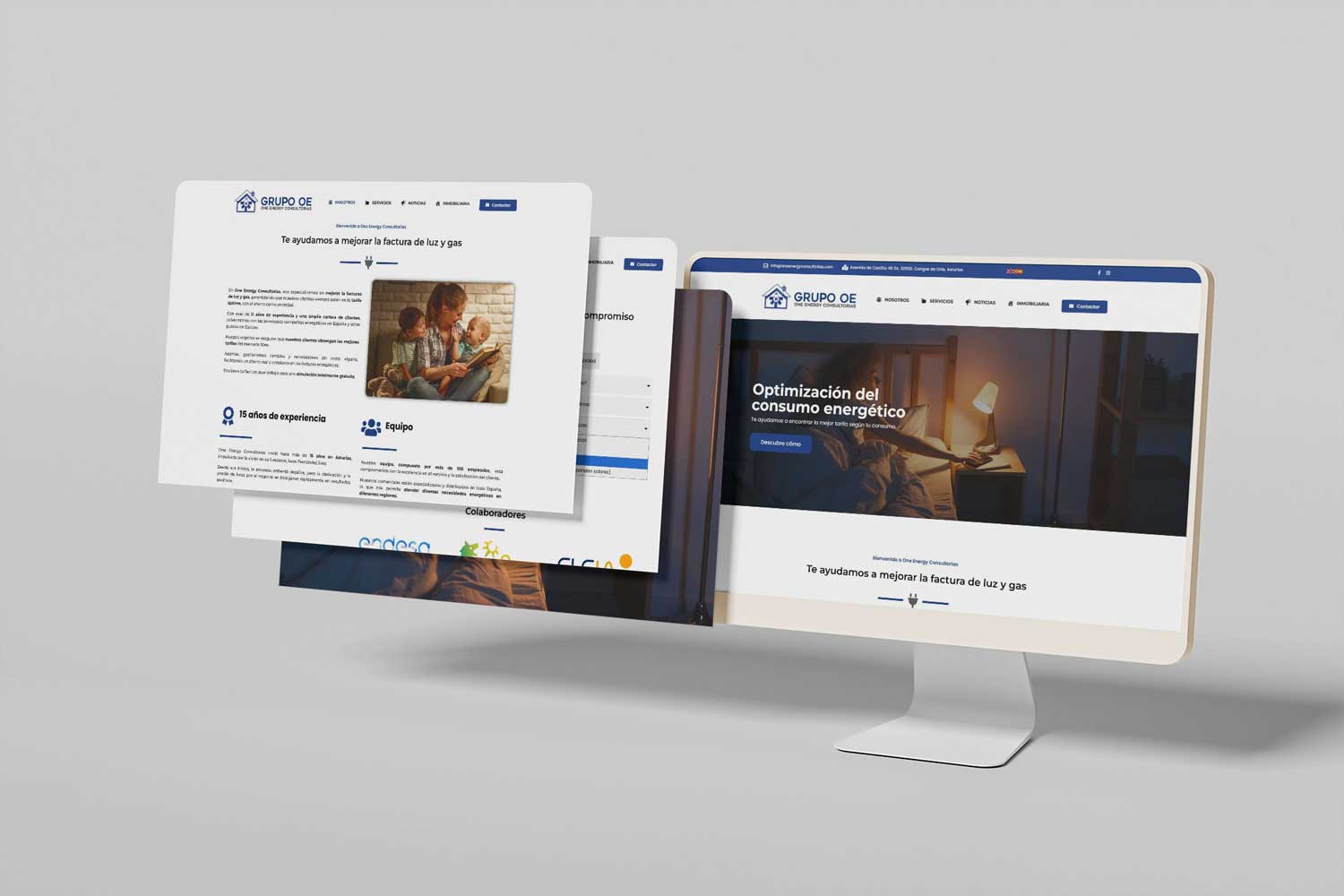 Diseño web Wordpress Asturias Grupo OE