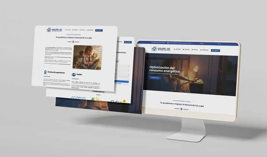 Diseño web profesional Gijón Grupo OE