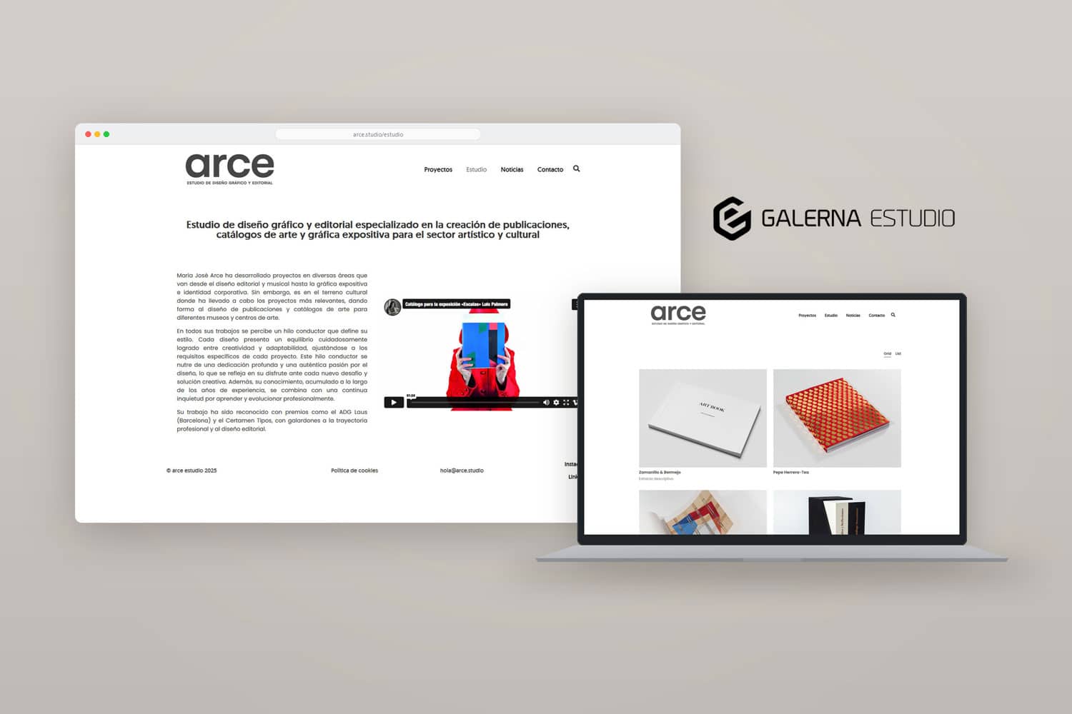 portafolio profesional WordPress